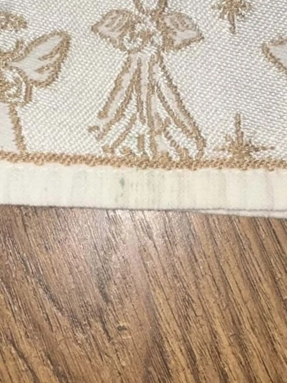 Royal Turkish Mills Christmas Angel Gold Embroidered Hand Towel